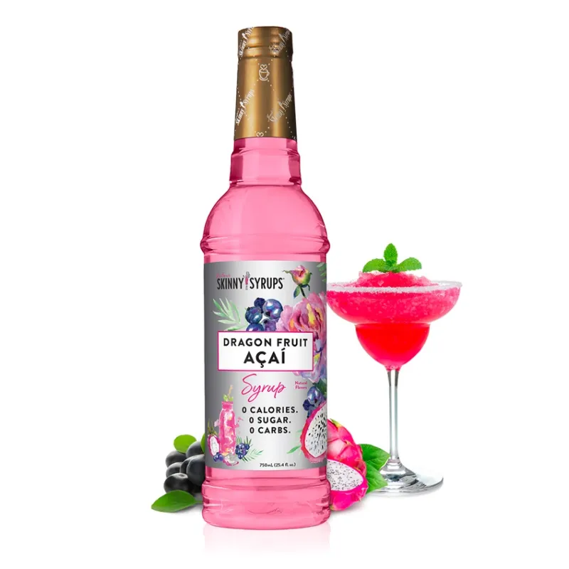 Jordan's Skinny Mixes Sugar Free Dragon Fruit Acai Flavor Infusion Syrup