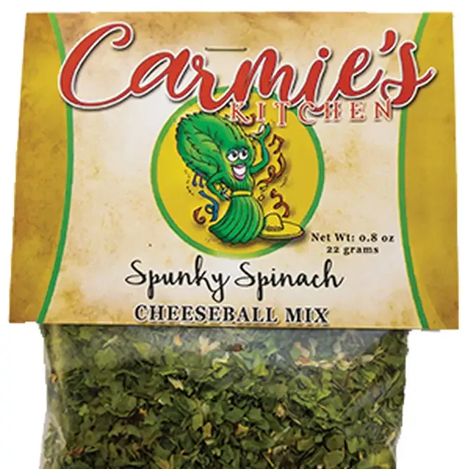 Carmie's Spunky Spinach Cheese Ball