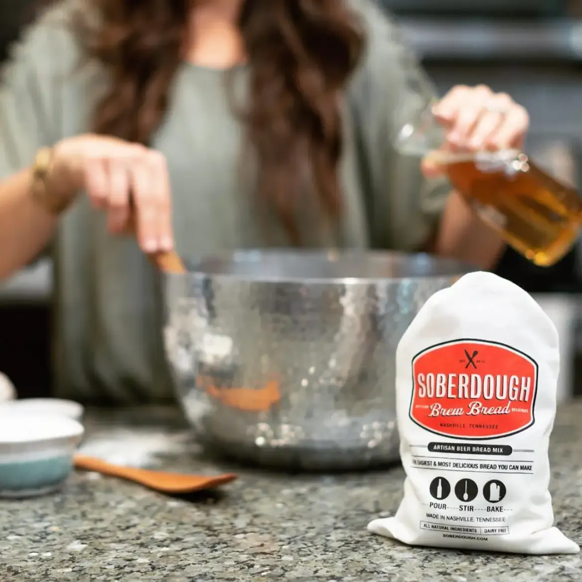SoberDough Roasted Garlic Bread Mix