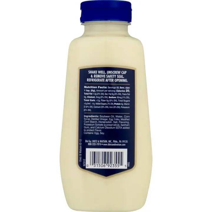 Dietz & Watson Horseradish Sauce