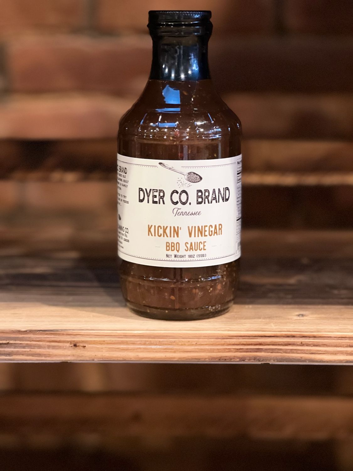 Dyer Co Brand Kickin Vinegar BBQ Sauce