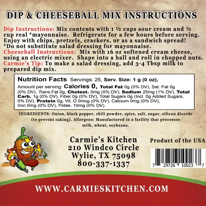 Carmie's Chipotle Ranch Dip