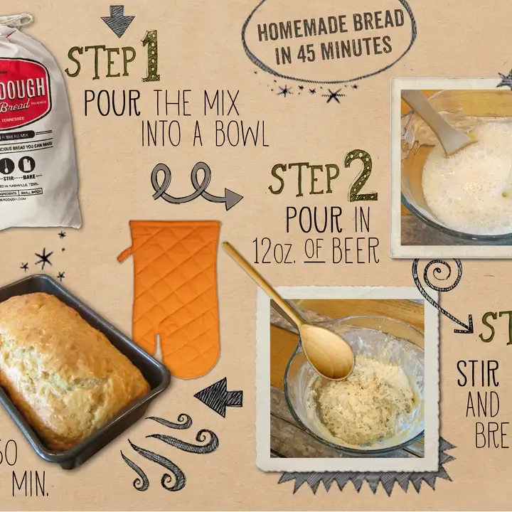 SoberDough Green Chili Cheddar Bread Mix