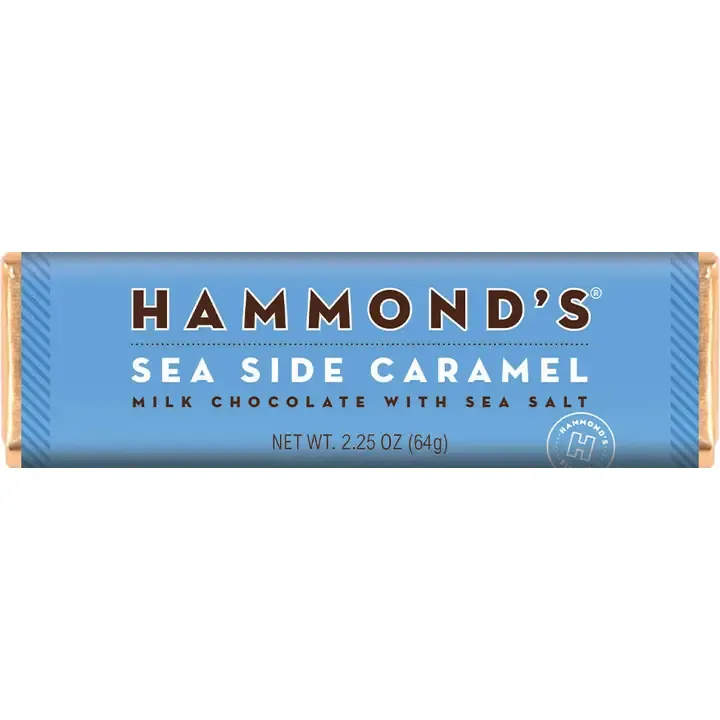 Hammond Natural Sea Side Caramel Milk Chocolate Candy Bar