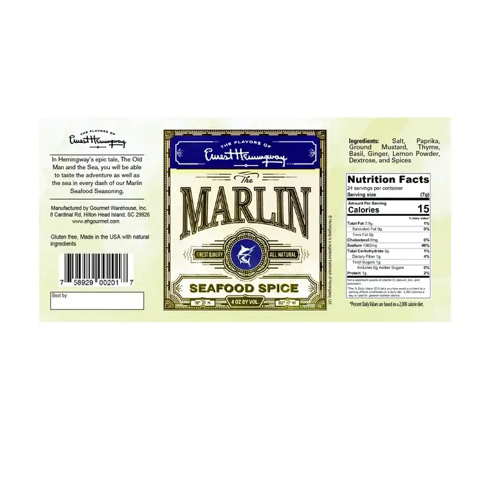 Hemingway The Marlin Seafood Seasoning