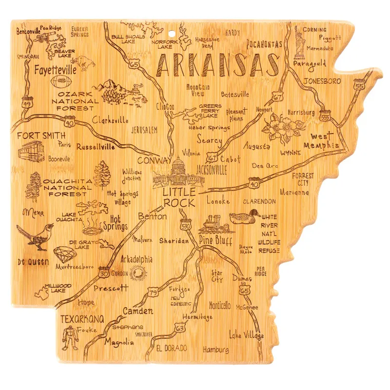 Destination Arkansas Charcuterie Board
