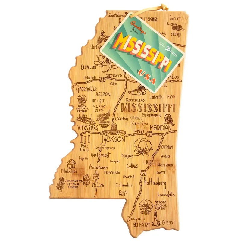 Destination Mississippi Charcuterie Board