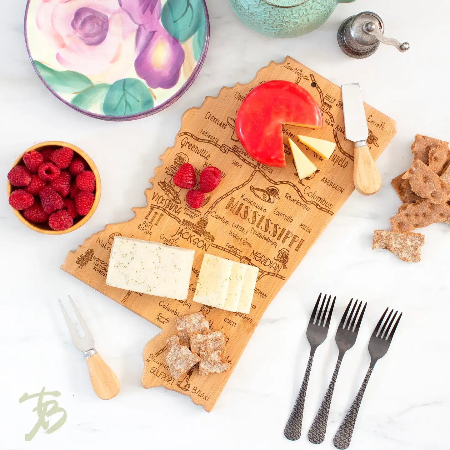 Destination Mississippi Charcuterie Board