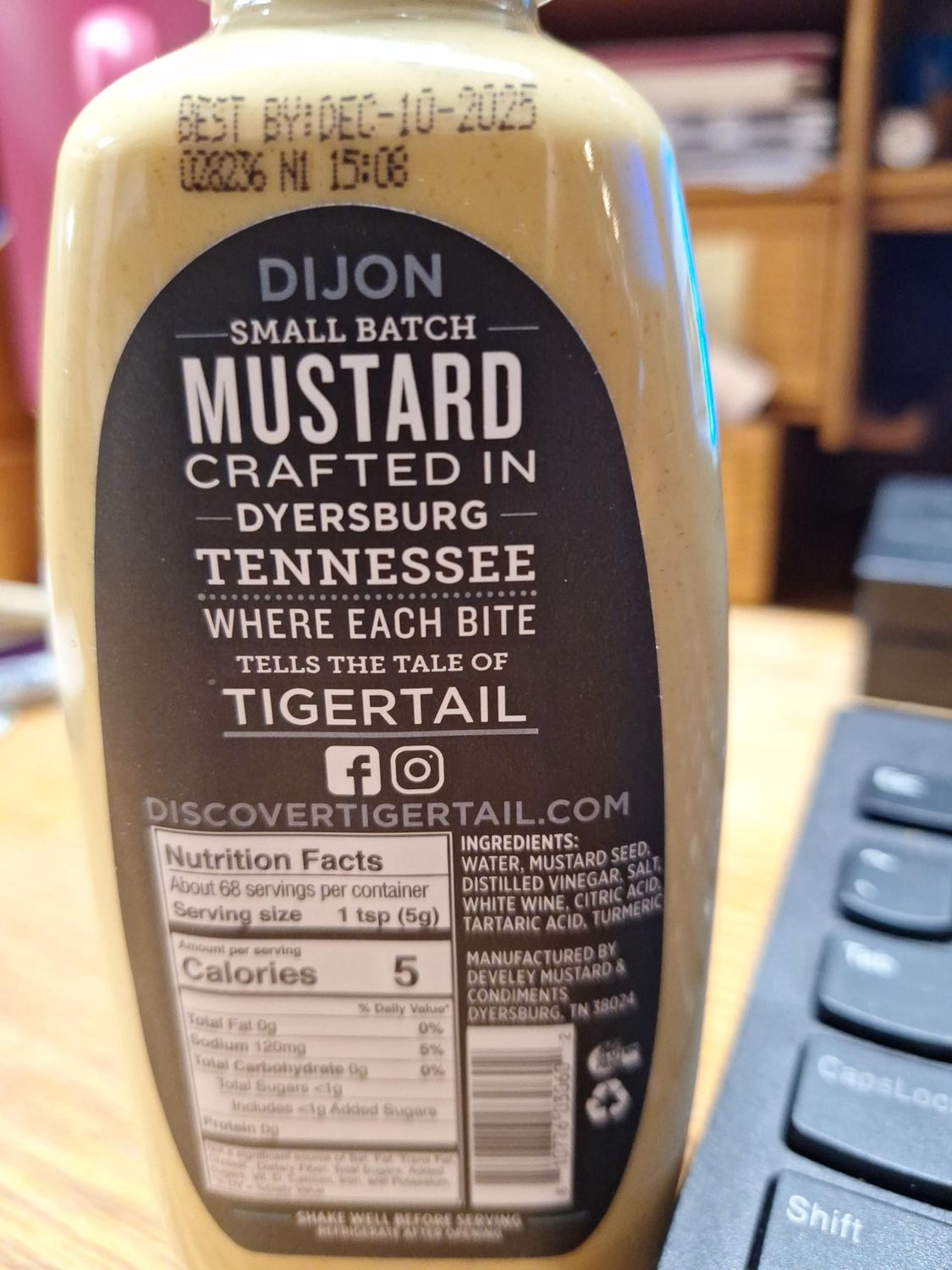 Tiger Tail Dijon Mustard