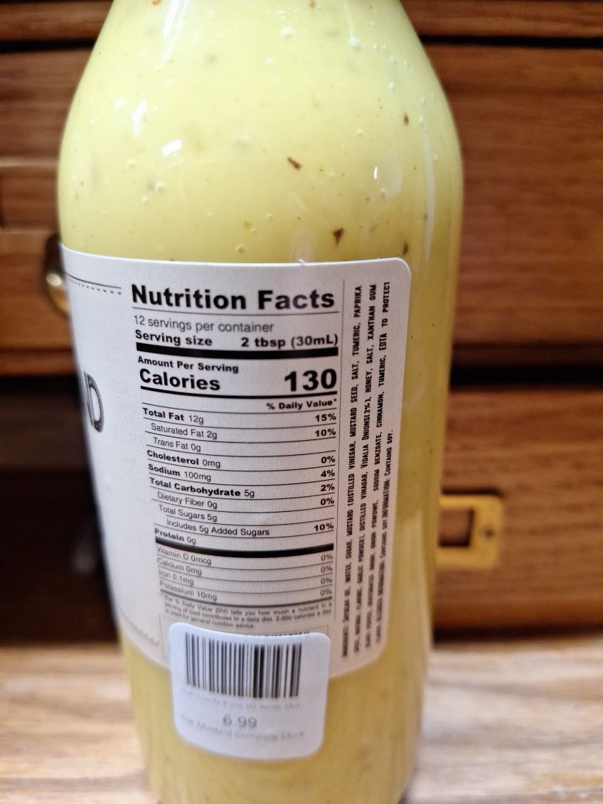 Dyer County Brand VO Honey Mustard