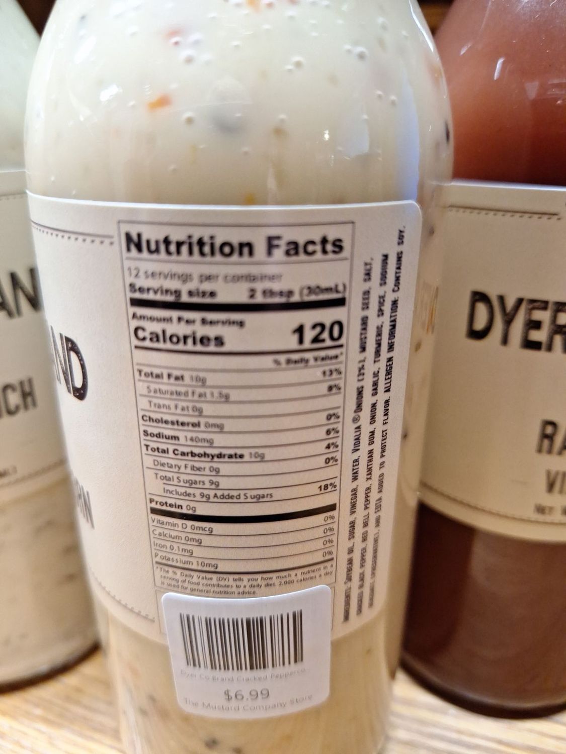 Dyer Co Brand Cracked Peppercorn Dressing