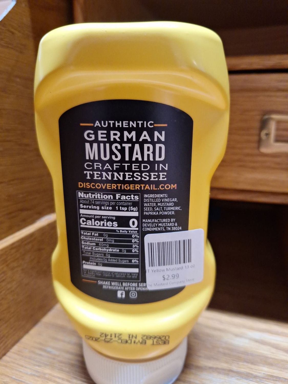 TT Yellow Mustard 13 oz