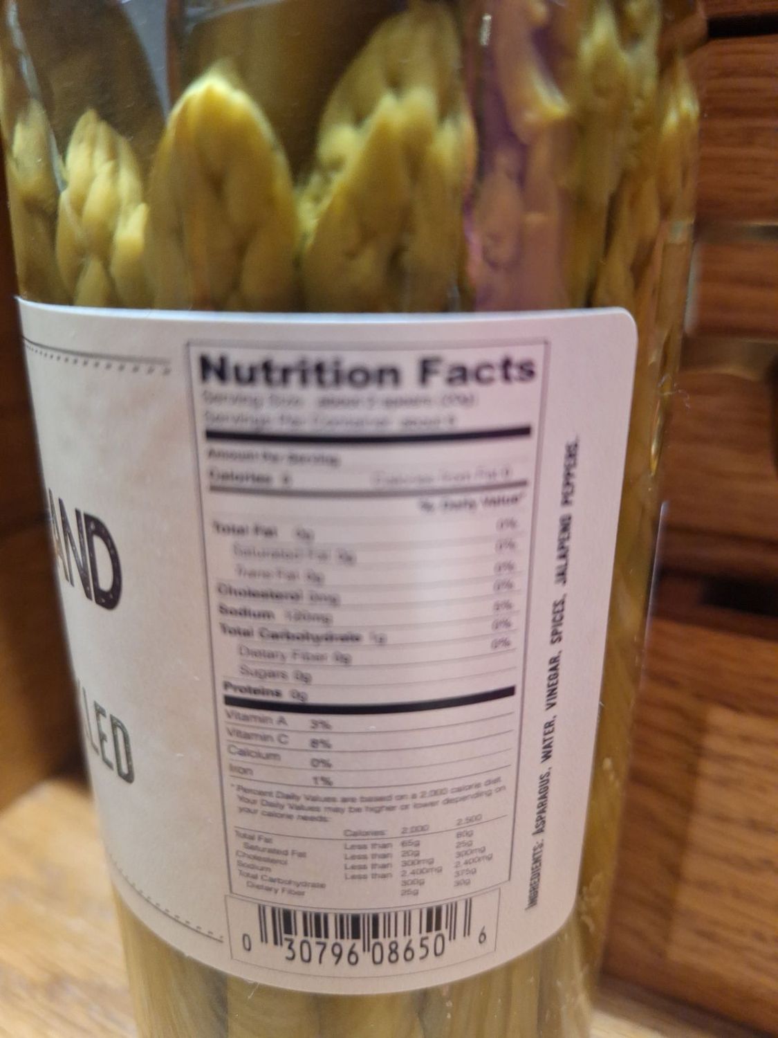 Dyer Co Brand Jalapeno Pickled Asparagus