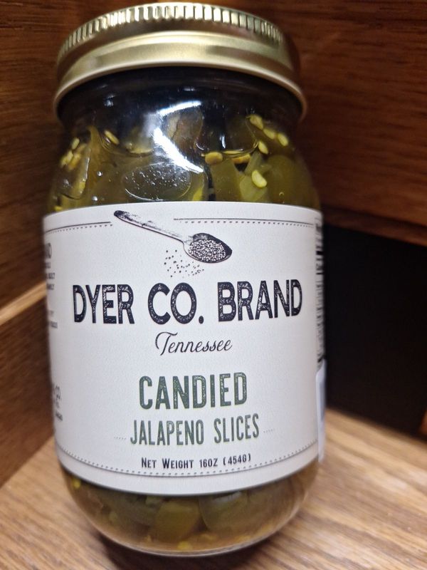 Dyer Co Brand Candied Jalapeno Slices