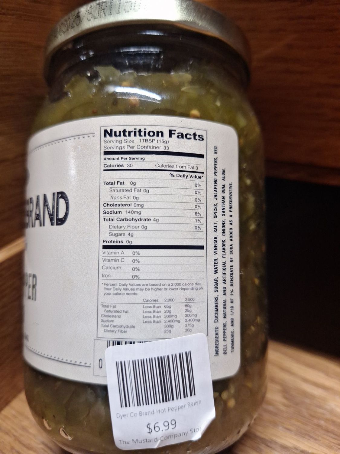 Dyer Co Brand Kickle Relish