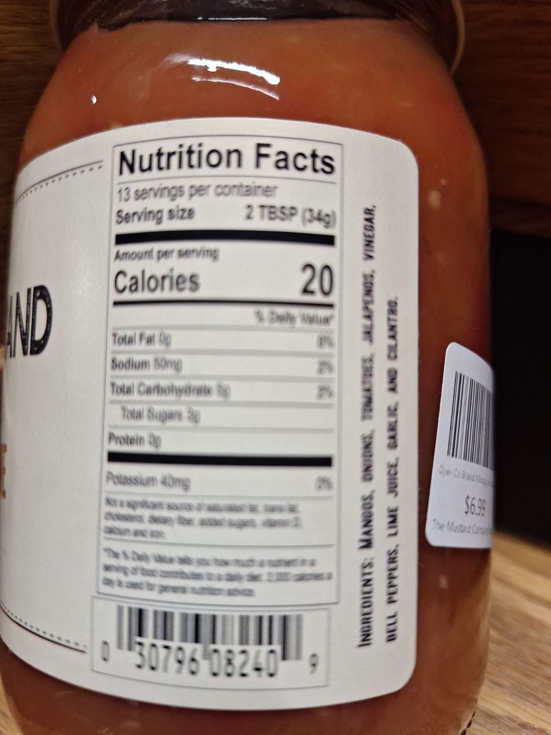 Dyer Co Brand Mango Lime Salsa