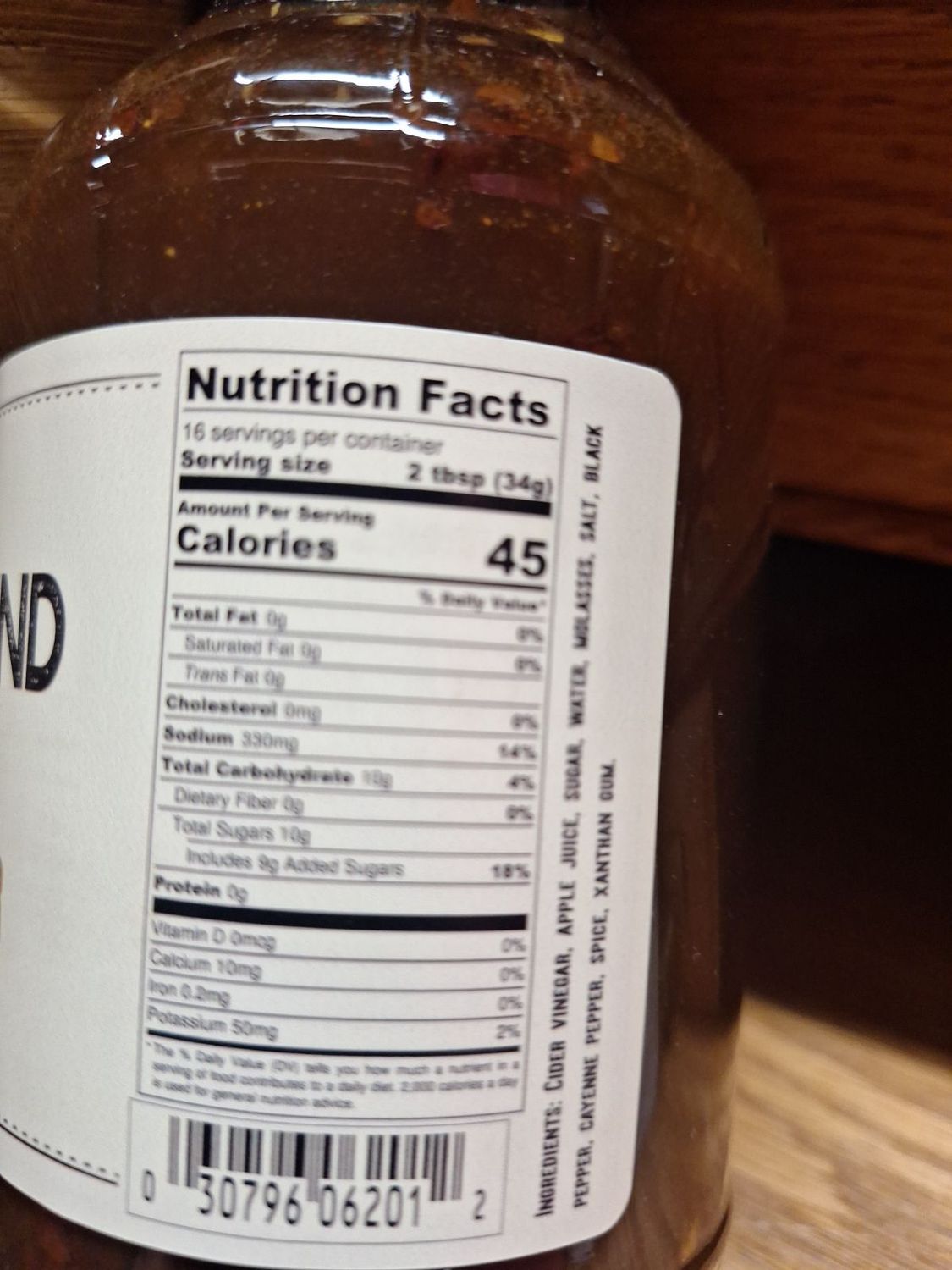 Dyer Co Brand Kickin Vinegar BBQ Sauce