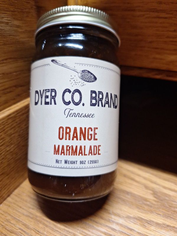 Dyer Co Brand Orange Marmalade  9oz