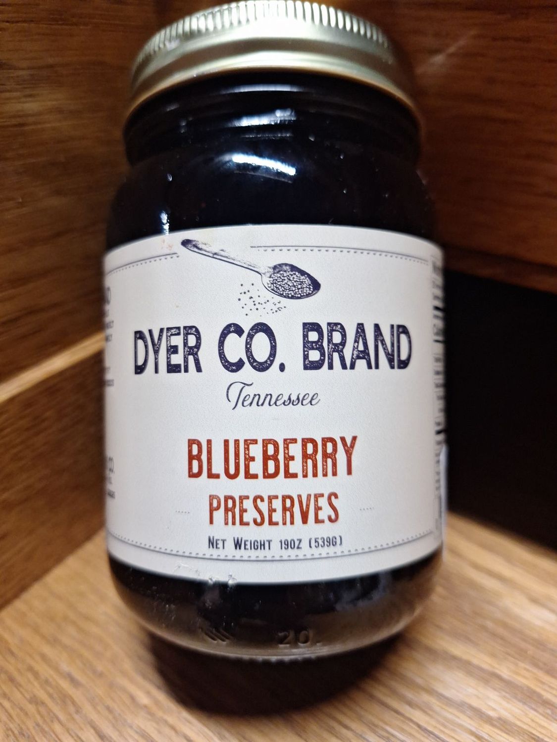 Dyer Co Brand Blueberry Preserves 19oz