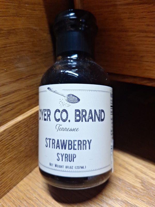 Dyer Co Brand Strawberry Syrup- 12oz