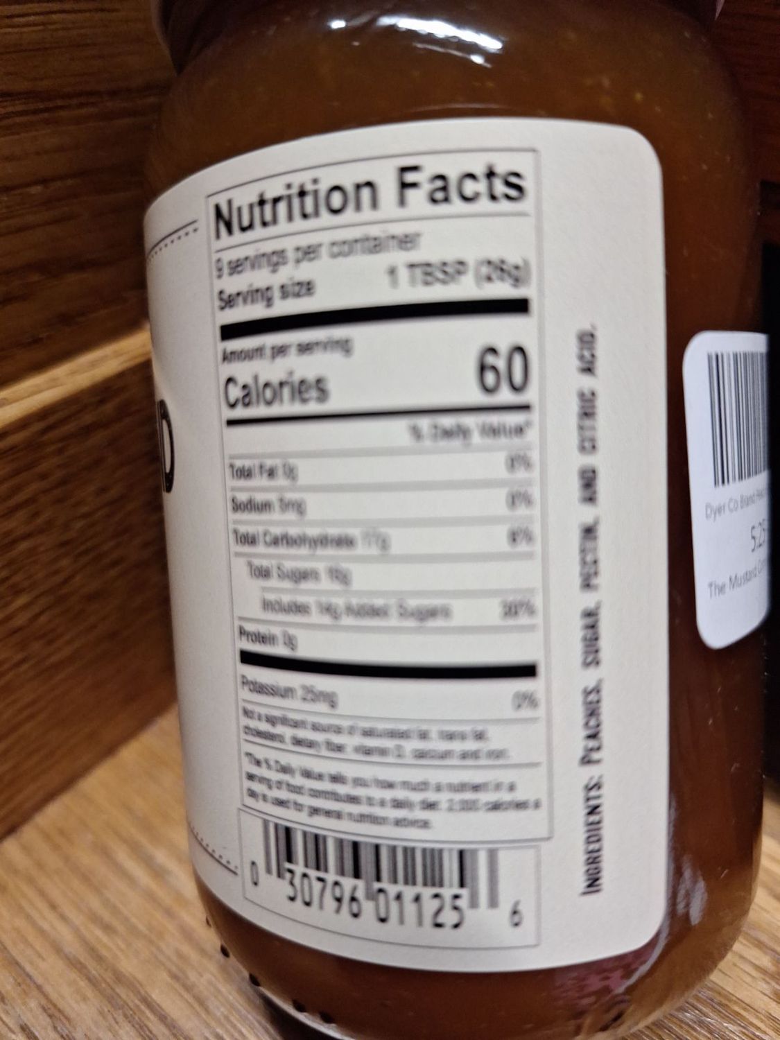 Dyer Co Brand Peach Butter-9 oz