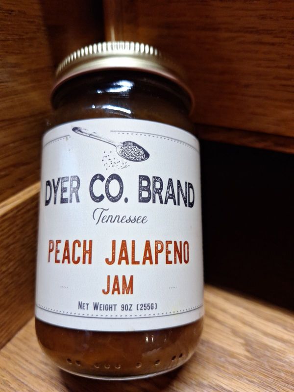 Dyer Co Brand Peach Jalapeno Jam
