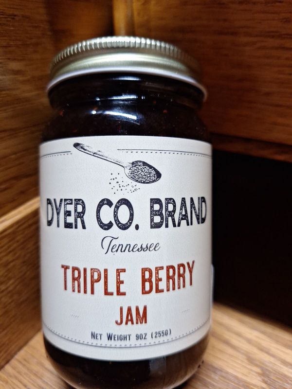 Dyer County Brand Triple Berry Jam