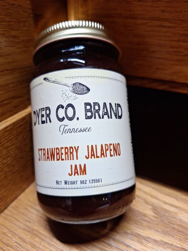 Dyer Co Brand Strawberry Jalapeno Jam