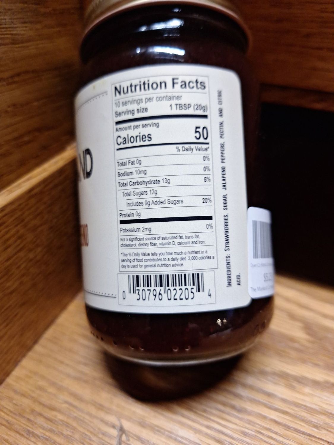 Dyer Co Brand Strawberry Jalapeno Jam