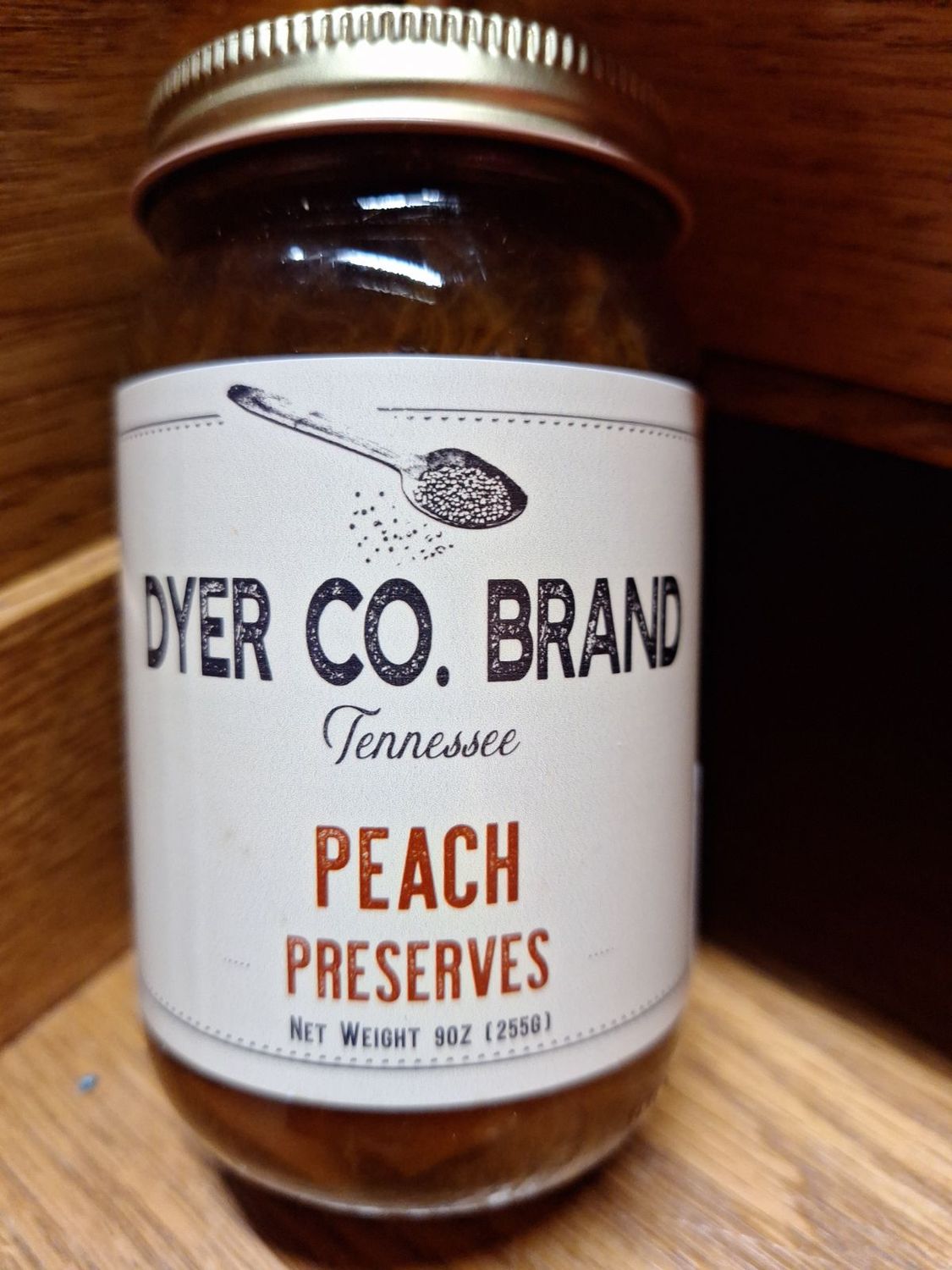 Dyer Co Brand Peach Preserves-9 oz