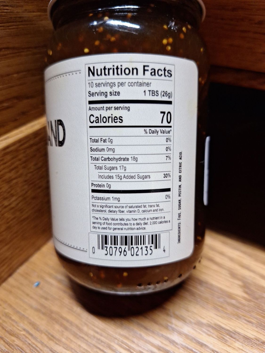 Dyer Co Brand Fig Preserves 9oz