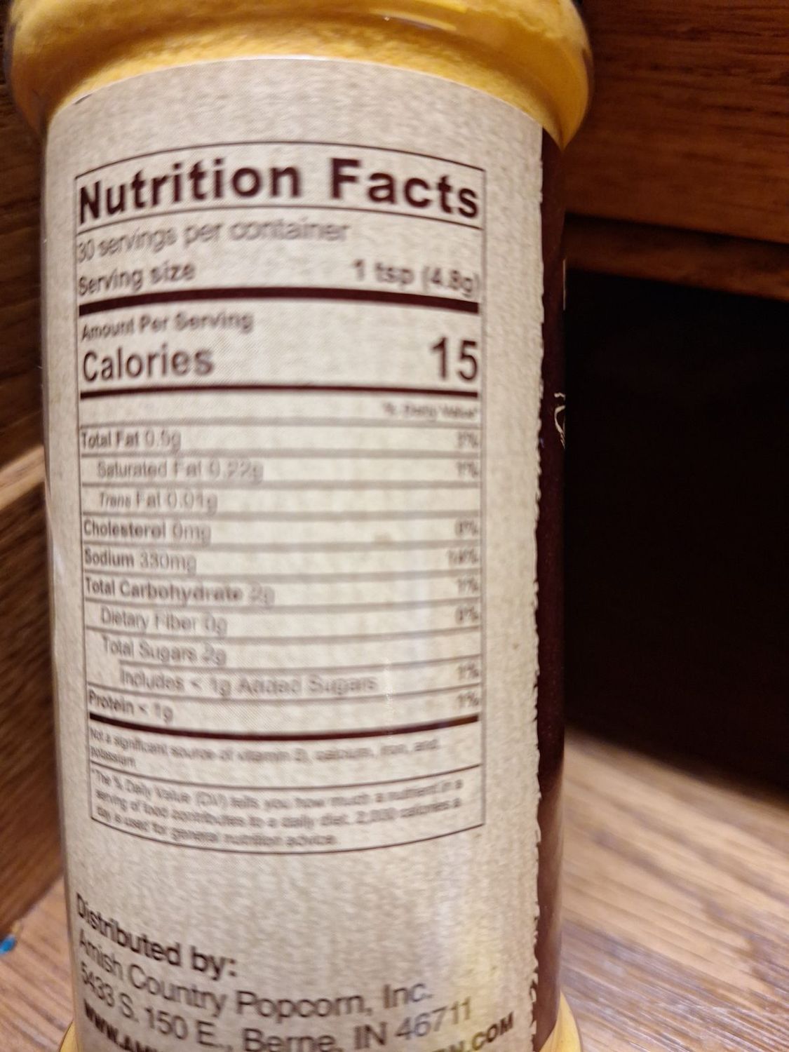 Amish Country Popcorn Cheddar Cheese Popcorn Seasoning