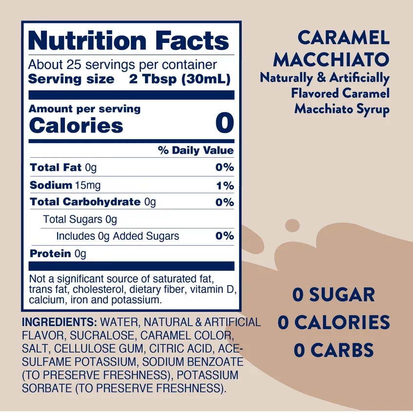 Jordan's Skinny Mixes Caramel Macchiato