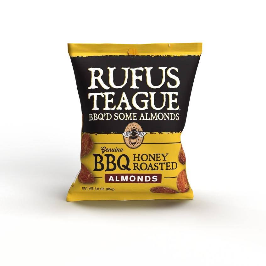 Rufus Teague BBQ Honey Roasted Almonds 3oz