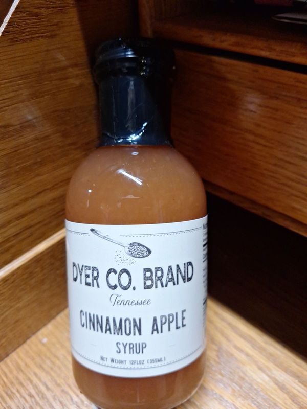 Dyer Co Brand Cinnamon Apple Syrup 12oz