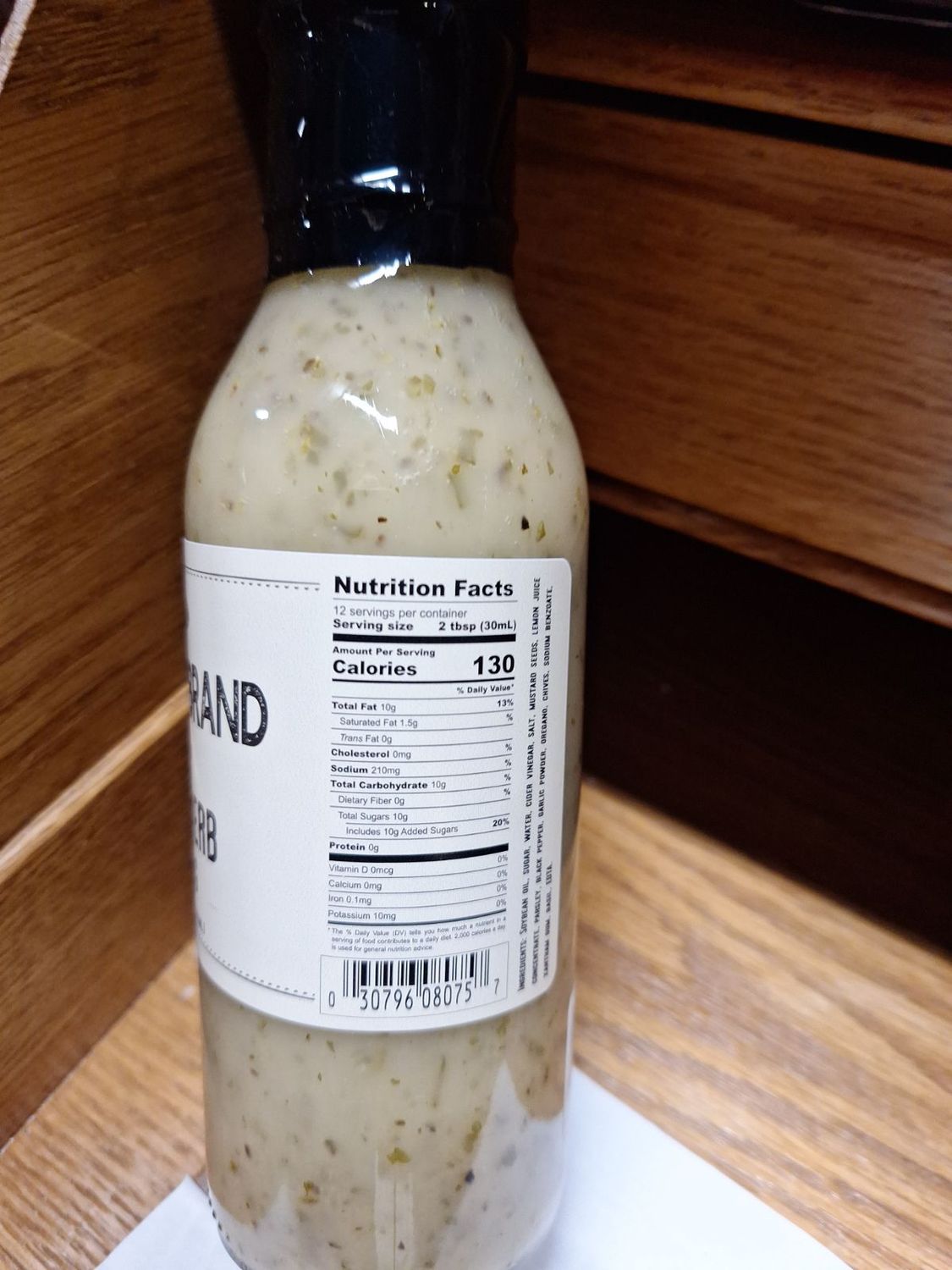 Dyer Co Brand Lemon Herb Dressing