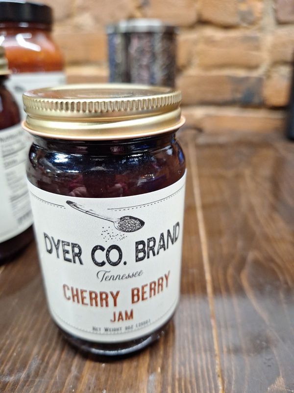 Dyer Co Brand Cherry Berry Jam 9oz