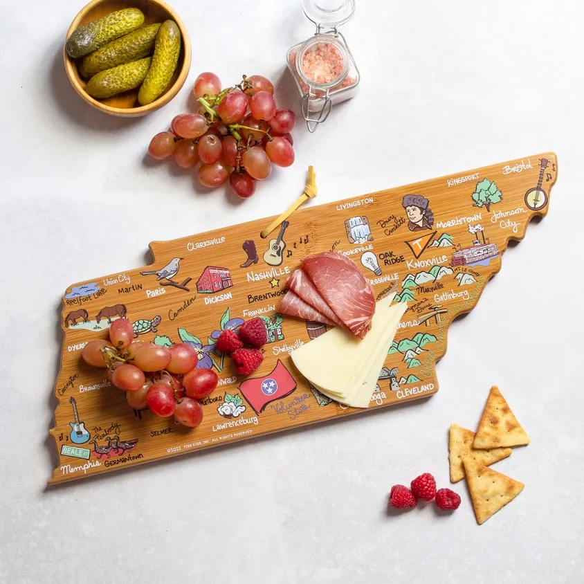 Tennessee Cutting Board with Artwork by Fish Kiss