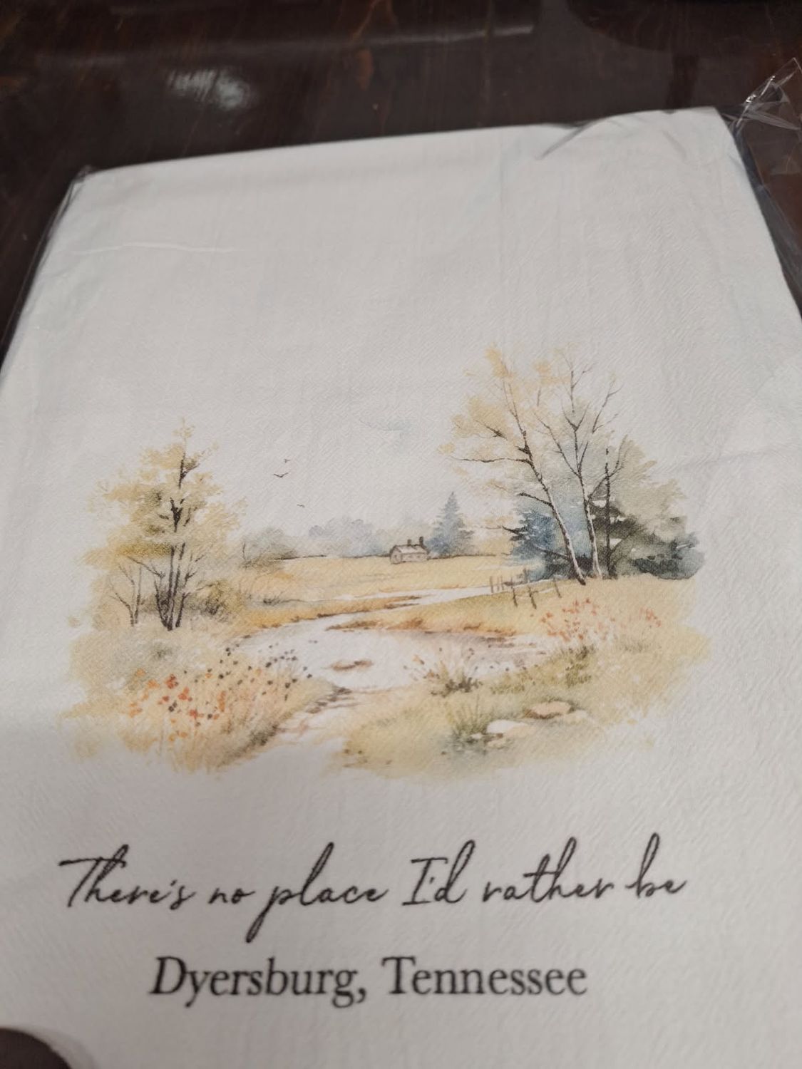 Tea Towels Dyersburg TN Souvenir