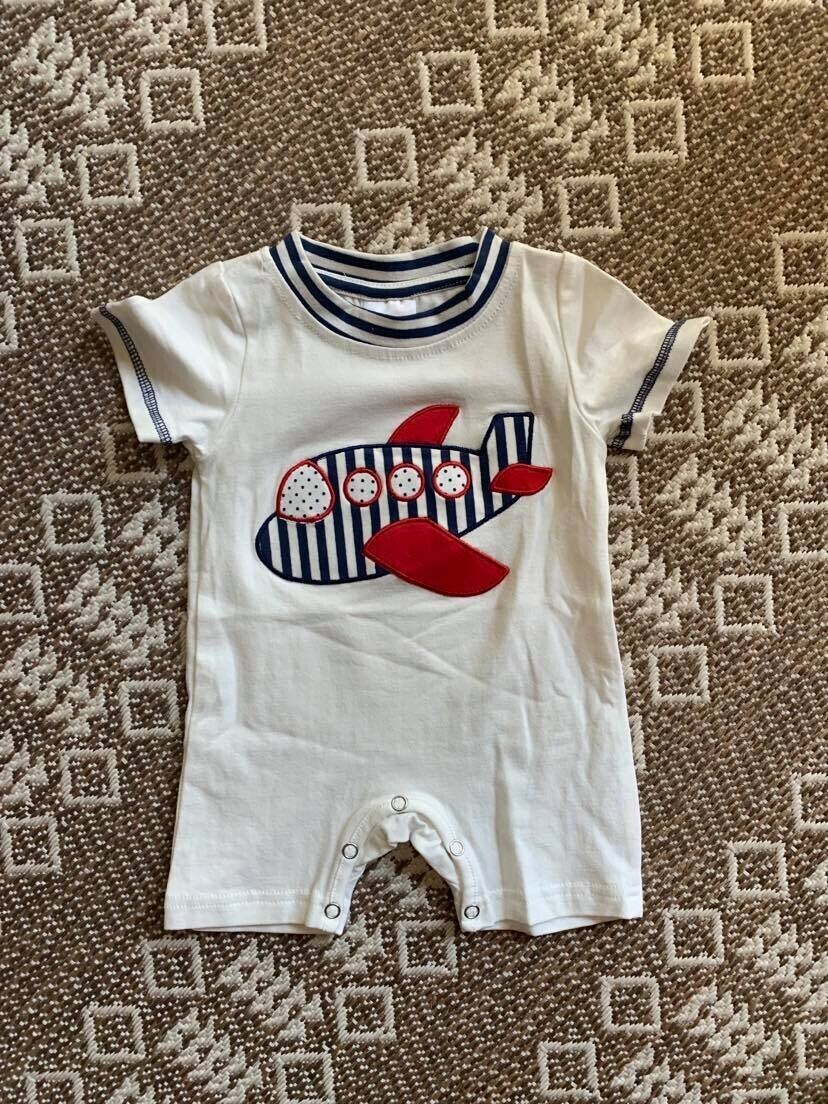 Airplane Romper - 24mo