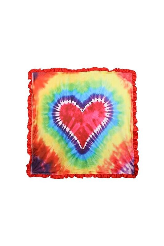 Heart Tye Dye - 33&quot;X33&quot;