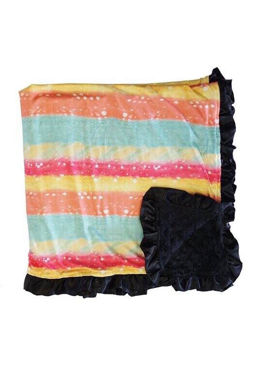 Rainbow Stripe - 33&quot;X33&quot;