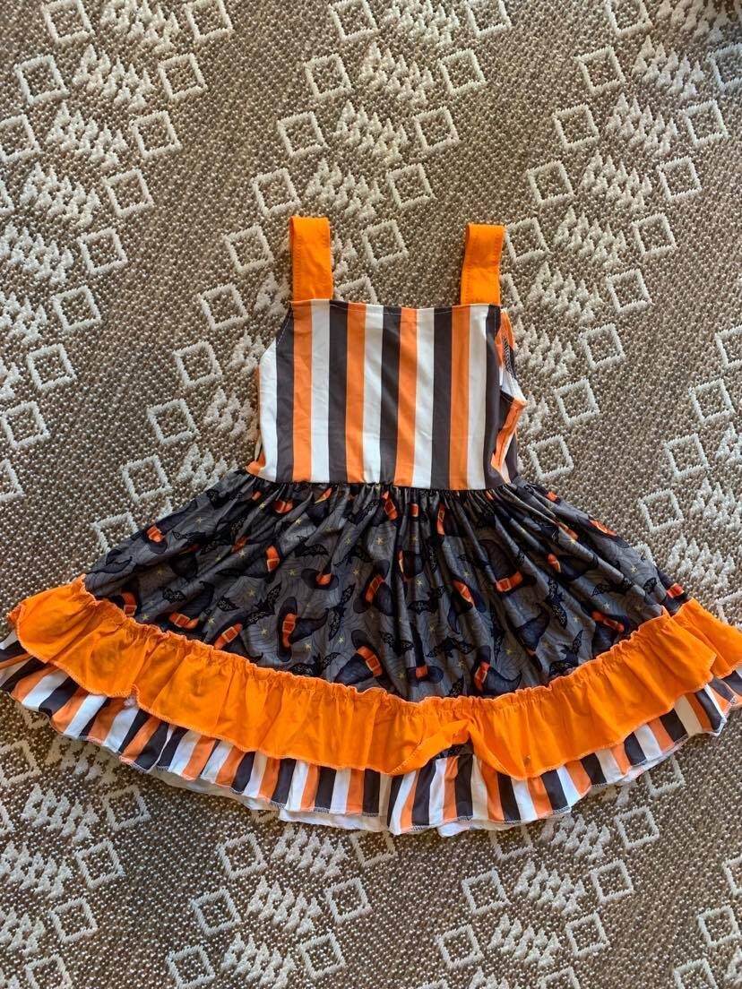 Bats &amp; Witch Hat Dress - 8/9