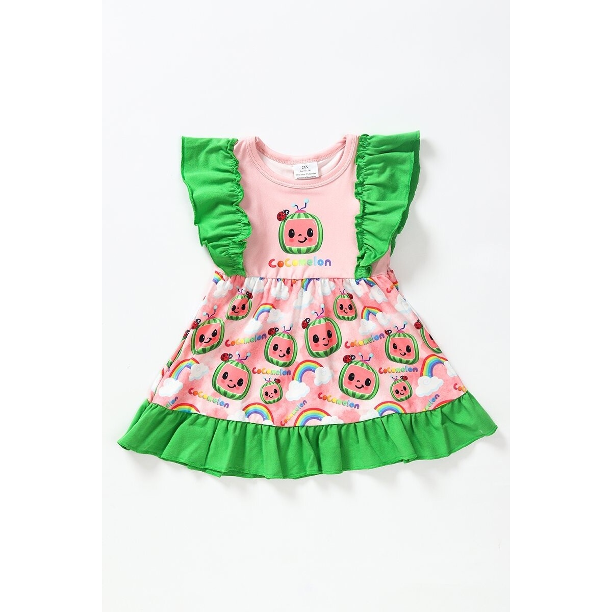 CocoMelon Green Ruffle - 3t
