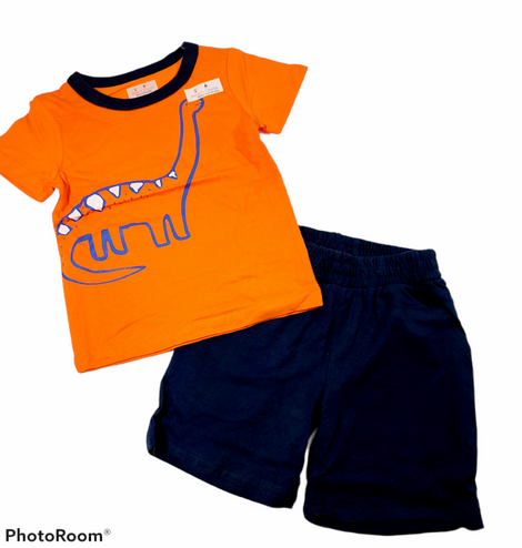 Dino Orange Blue Set - 3t