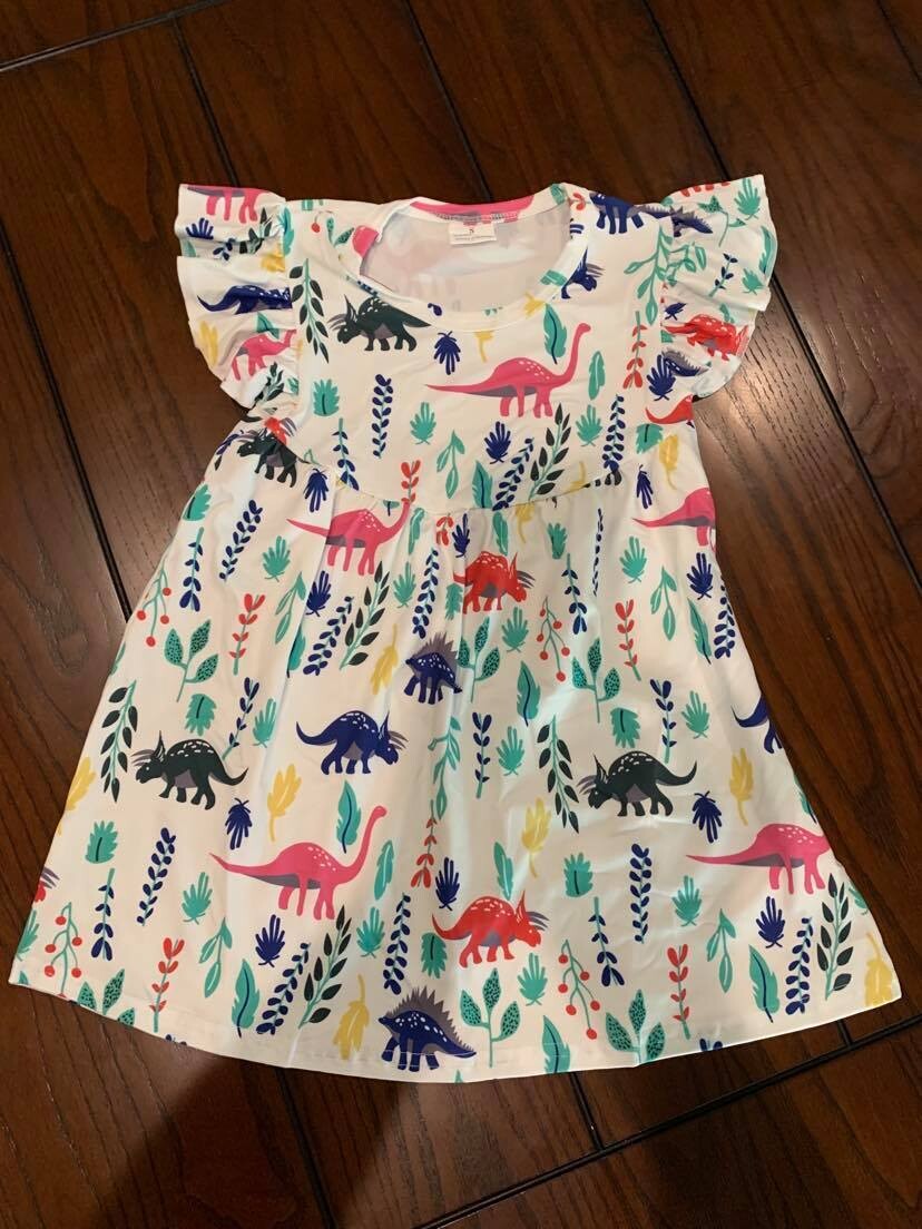 Dinosaur Dress - 6/7