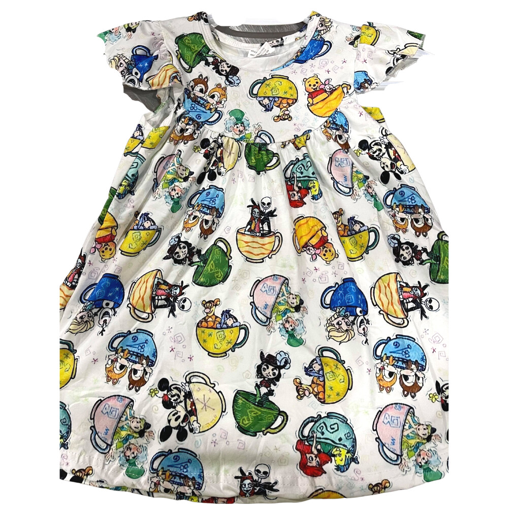 Disney Tea Cups Dress - 3t