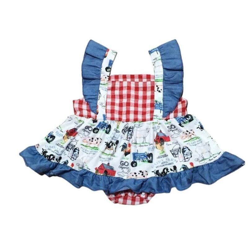 Farm bummies set - 6/12mo