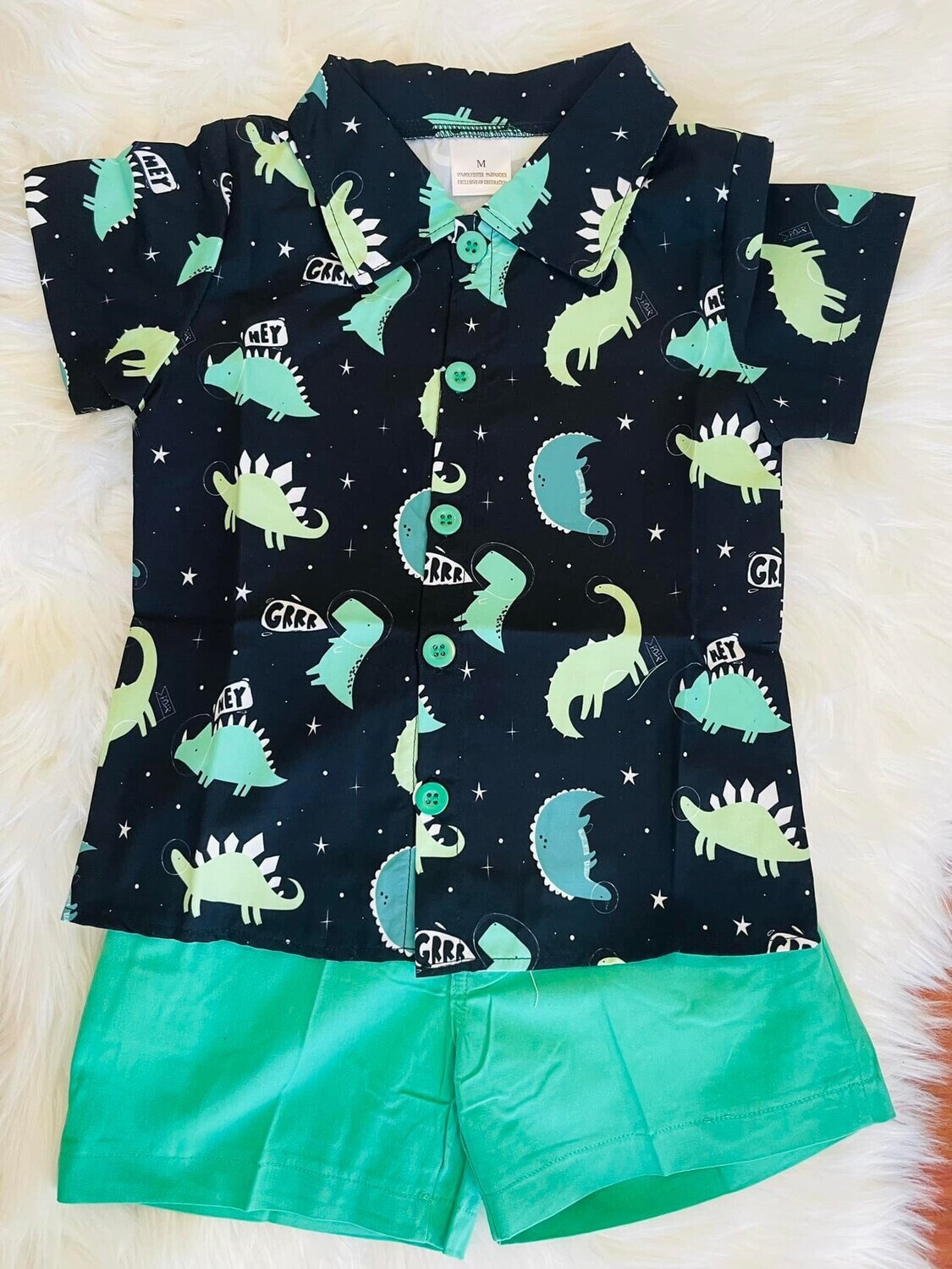 Green Dino Set - 4t