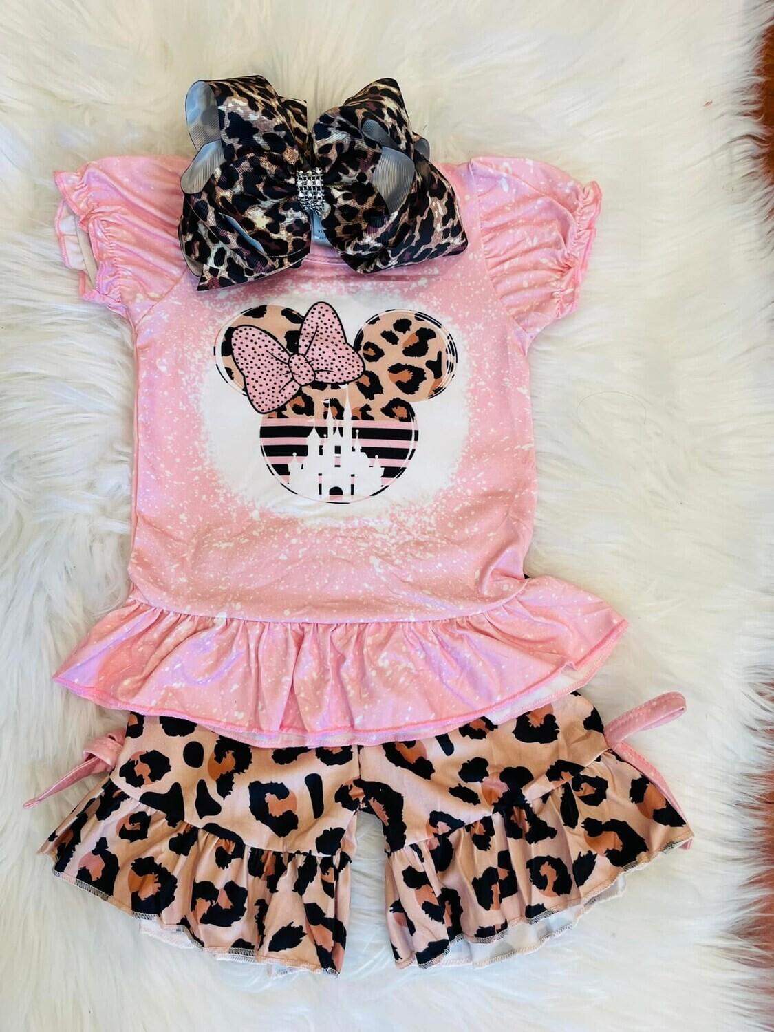 Pink Disney Shorts - 4t